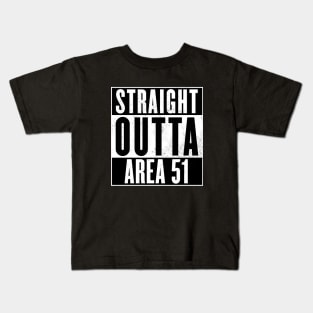 Straight Outta Area 51 Kids T-Shirt